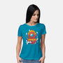 Diving Octopus-womens basic tee-Astoumix