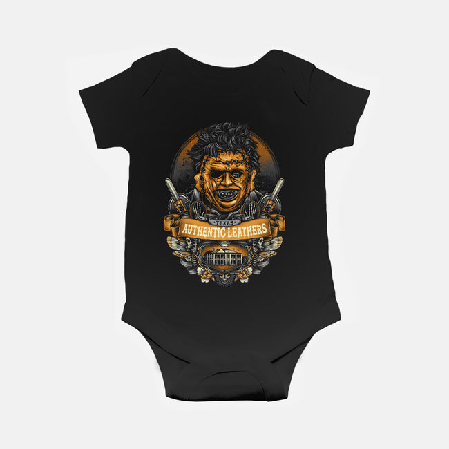 Texas Authentic Leathers-baby basic onesie-glitchygorilla