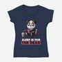 Sleep Is For The Dead-womens v-neck tee-koalastudio