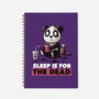 Sleep Is For The Dead-none dot grid notebook-koalastudio