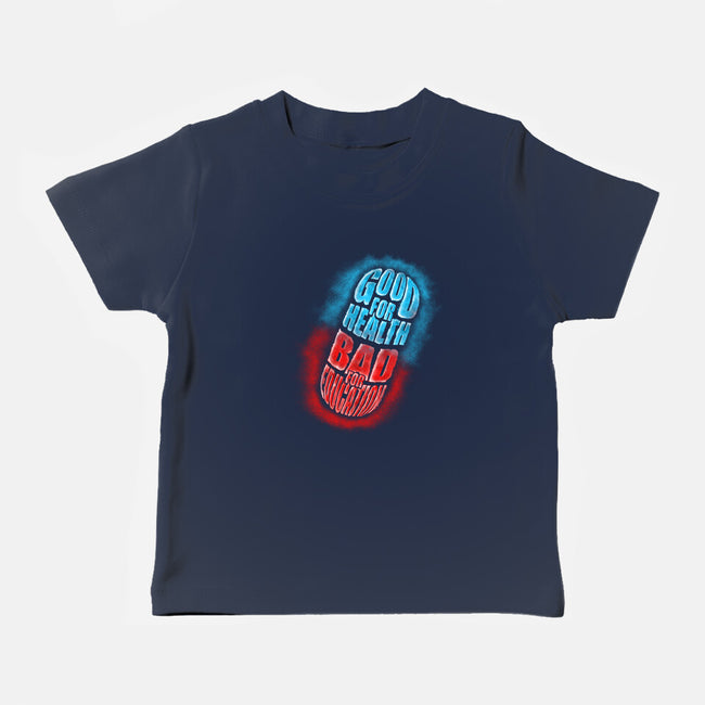 Good For Health Pill-baby basic tee-Wookie Mike