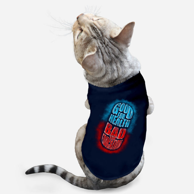 Good For Health Pill-cat basic pet tank-Wookie Mike