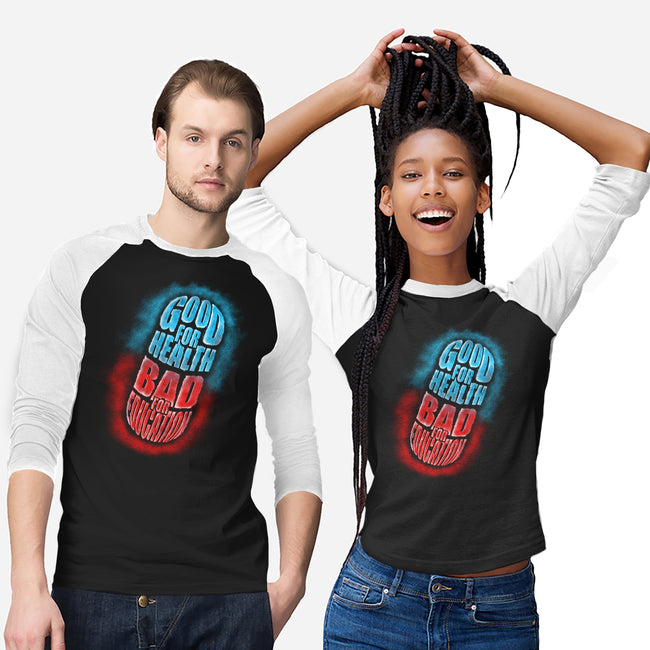 Good For Health Pill-unisex baseball tee-Wookie Mike