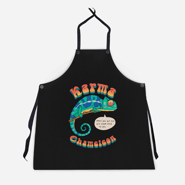 Cultured Chameleon-unisex kitchen apron-vp021