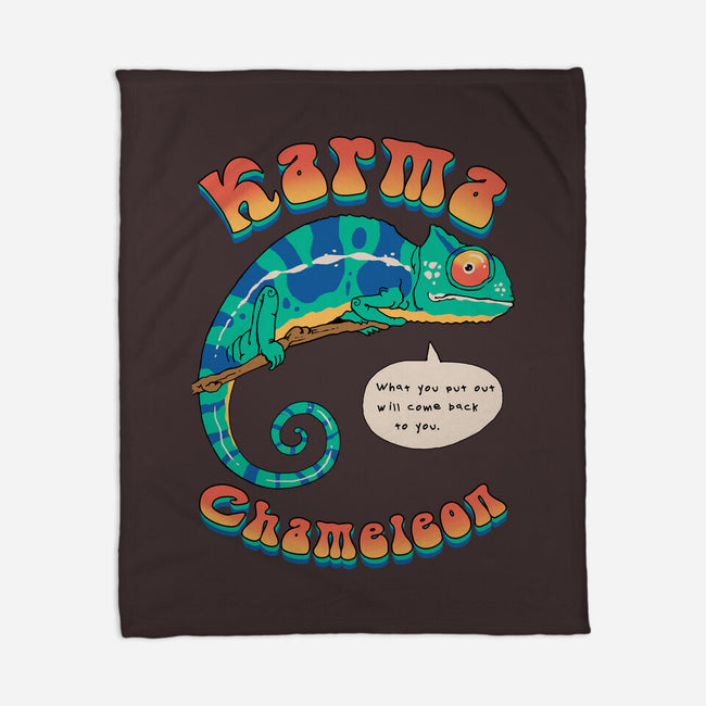 Cultured Chameleon-none fleece blanket-vp021