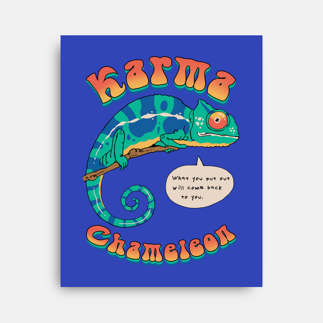 Cultured Chameleon-none stretched canvas-vp021