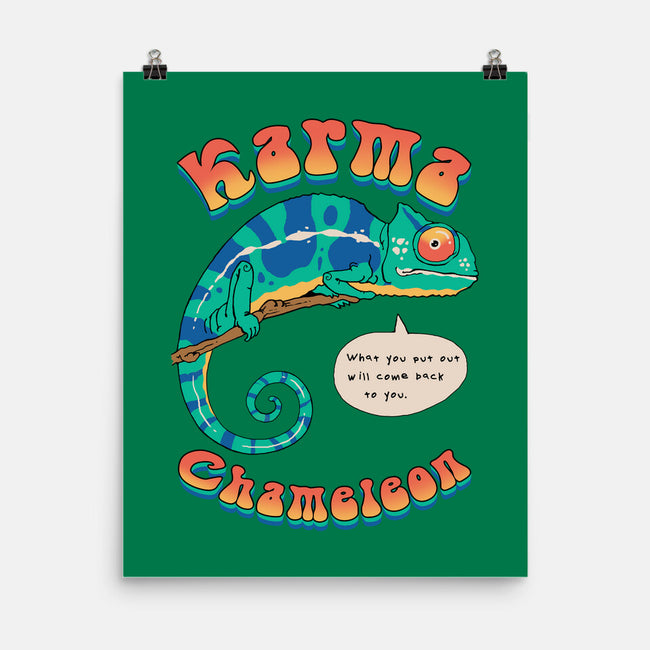 Cultured Chameleon-none matte poster-vp021