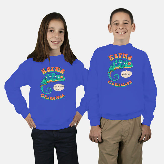Cultured Chameleon-youth crew neck sweatshirt-vp021