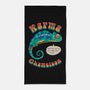 Cultured Chameleon-none beach towel-vp021