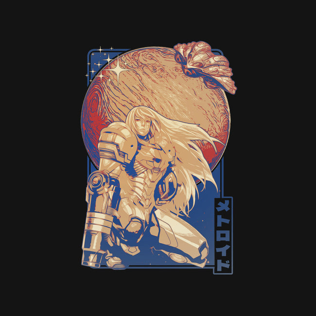 Interstellar Bounty Hunter-womens basic tee-Kakafuty