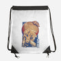 Interstellar Bounty Hunter-none drawstring bag-Kakafuty