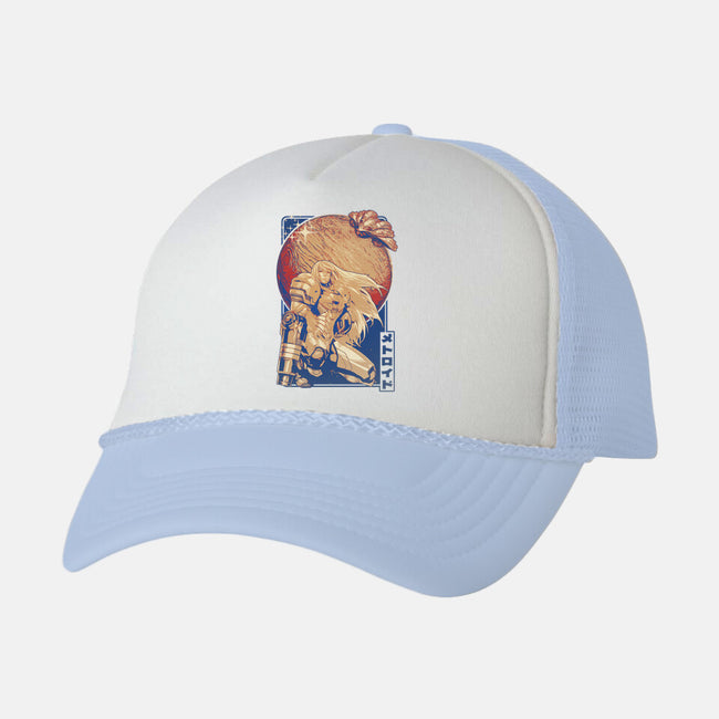 Interstellar Bounty Hunter-unisex trucker hat-Kakafuty