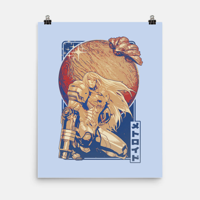 Interstellar Bounty Hunter-none matte poster-Kakafuty