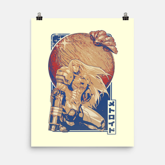 Interstellar Bounty Hunter-none matte poster-Kakafuty