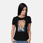 Interstellar Bounty Hunter-womens basic tee-Kakafuty
