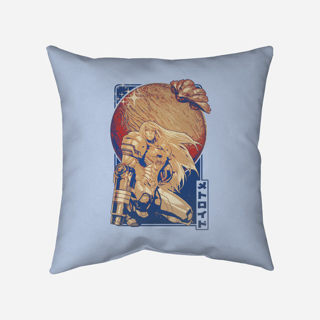 Interstellar Bounty Hunter-none non-removable cover w insert throw pillow-Kakafuty