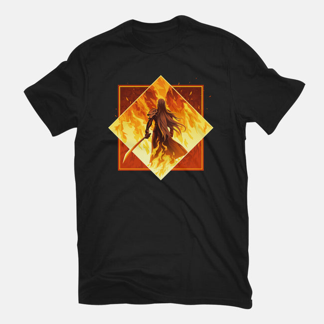 Winged Angel-womens fitted tee-PencilMonkey