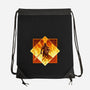 Winged Angel-none drawstring bag-PencilMonkey