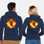 Winged Angel-unisex zip-up sweatshirt-PencilMonkey