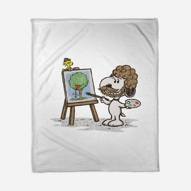 Dog Ross-none fleece blanket-kg07