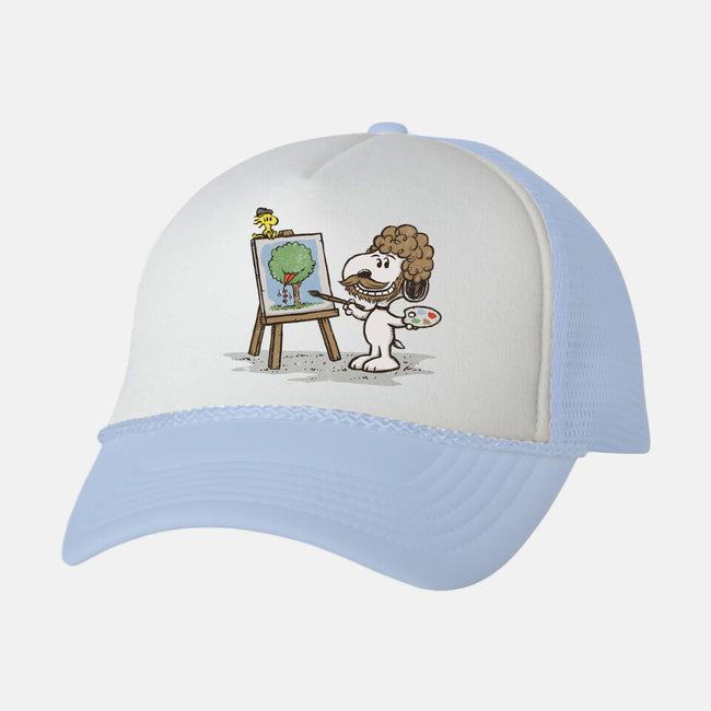 Dog Ross-unisex trucker hat-kg07