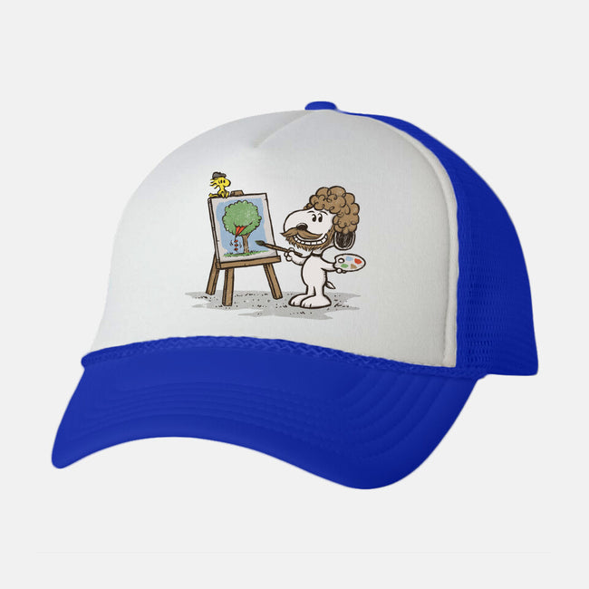 Dog Ross-unisex trucker hat-kg07