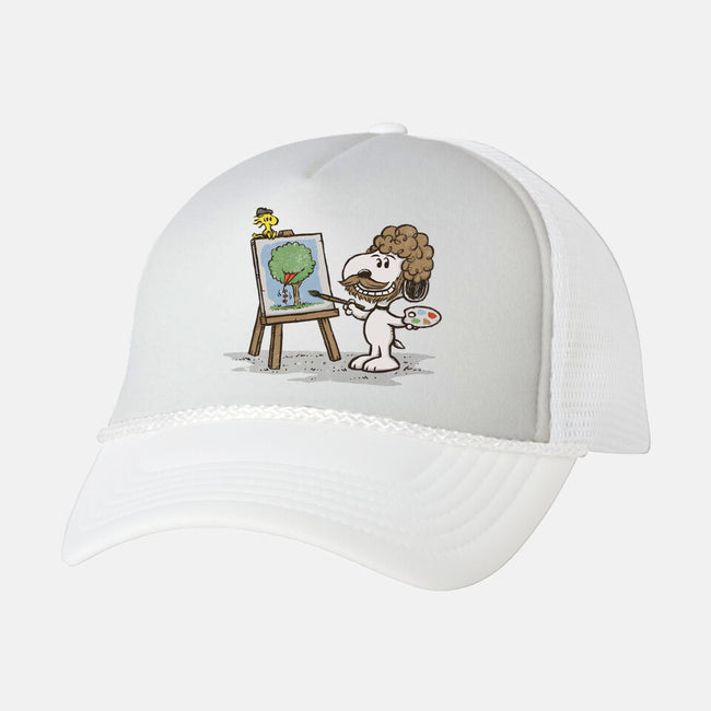 Dog Ross-unisex trucker hat-kg07