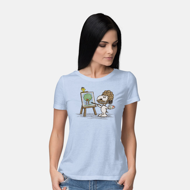 Dog Ross-womens basic tee-kg07