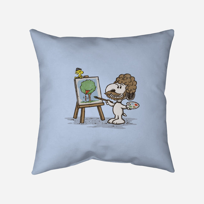 Dog Ross-none removable cover throw pillow-kg07