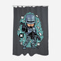 Robotic Force-none polyester shower curtain-ElMattew