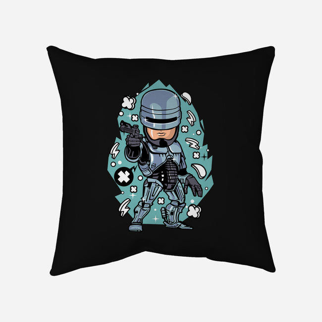 Robotic Force-none removable cover throw pillow-ElMattew