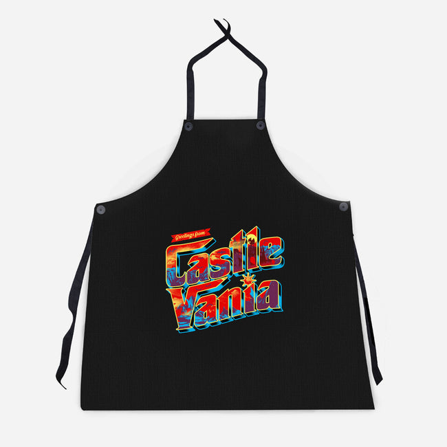 Dark Castle-unisex kitchen apron-heydale