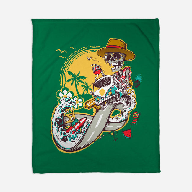 Endless Trip-none fleece blanket-silentOp