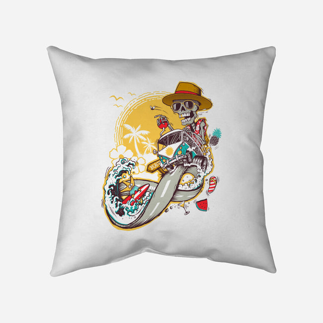 Endless Trip-none non-removable cover w insert throw pillow-silentOp