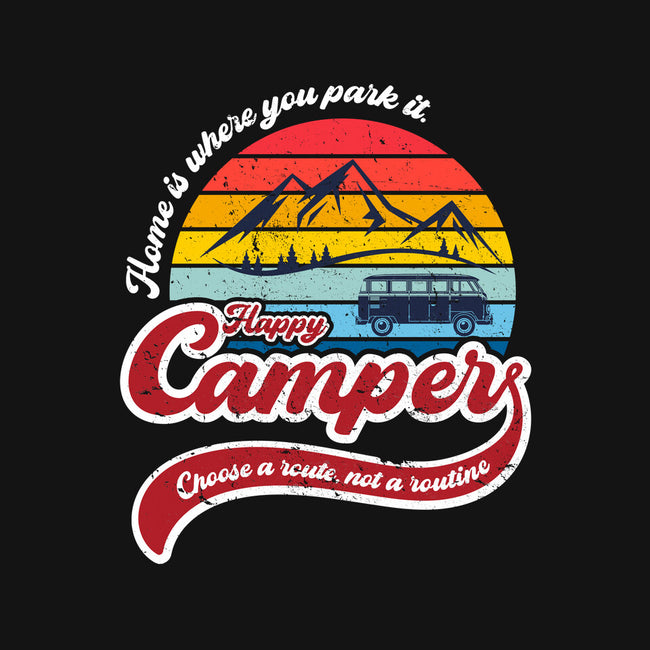 Happy Camper-none fleece blanket-DrMonekers