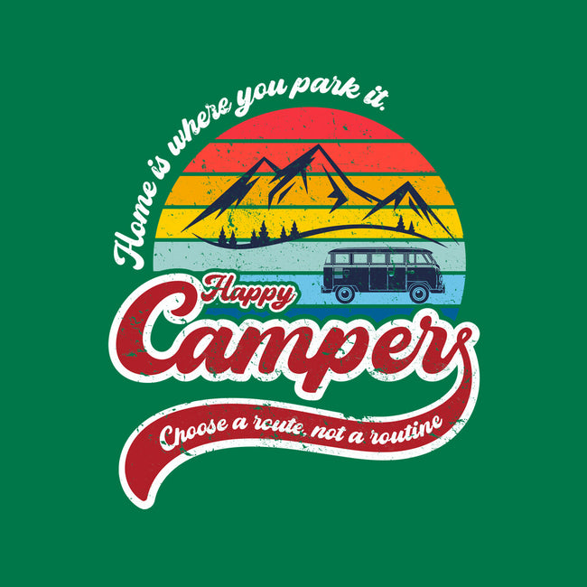 Happy Camper-womens off shoulder tee-DrMonekers