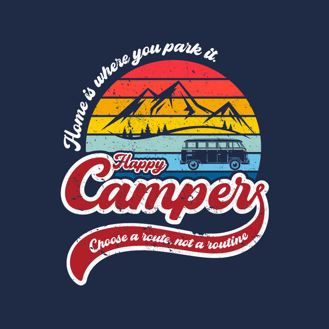 Happy Camper-unisex basic tee-DrMonekers