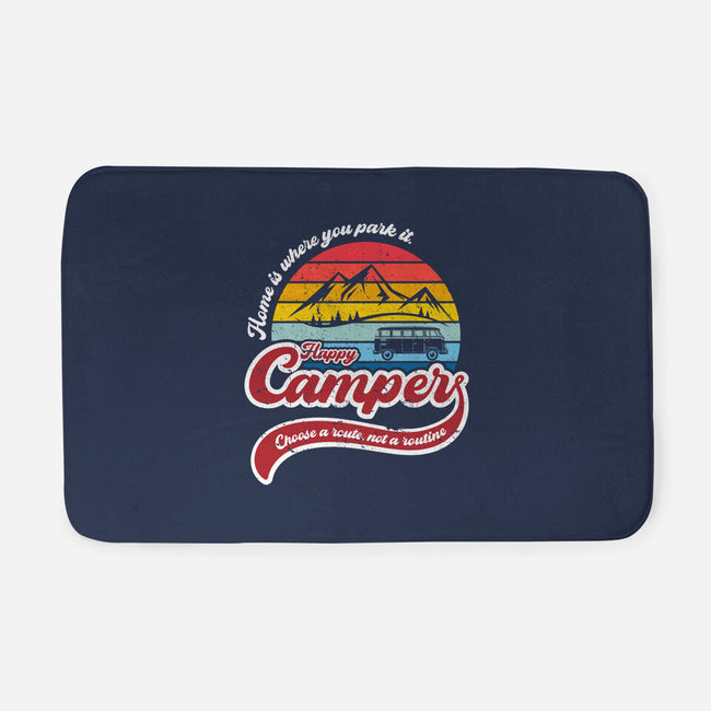 Happy Camper-none memory foam bath mat-DrMonekers