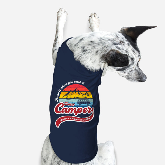 Happy Camper-dog basic pet tank-DrMonekers