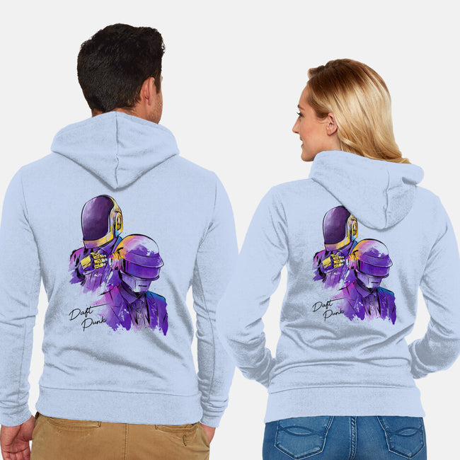 Humans After All-unisex zip-up sweatshirt-DrMonekers