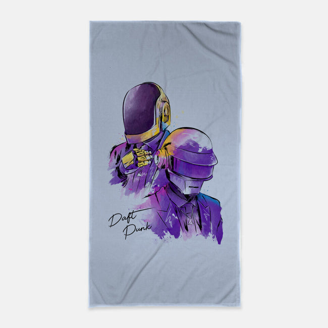 Humans After All-none beach towel-DrMonekers