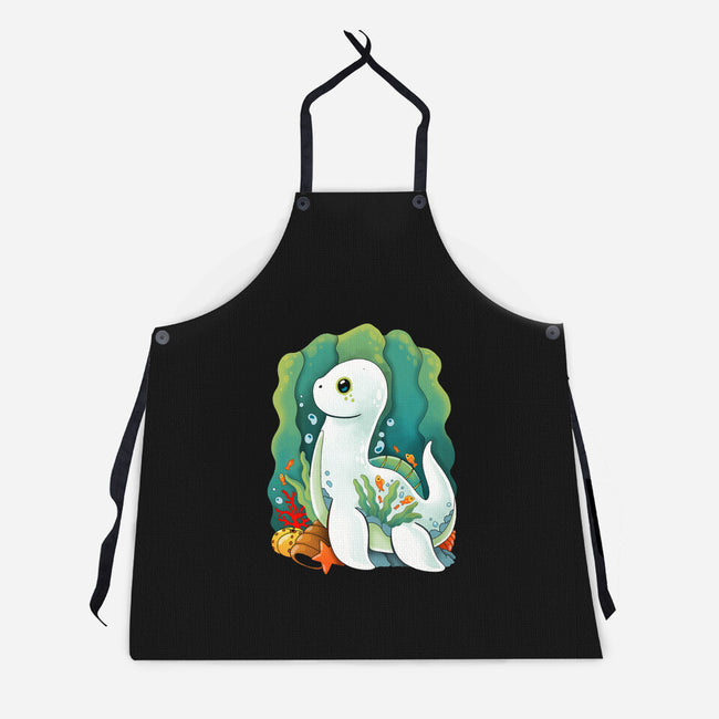 Plesiosaurus-unisex kitchen apron-Vallina84