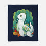 Plesiosaurus-none fleece blanket-Vallina84