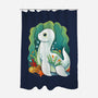 Plesiosaurus-none polyester shower curtain-Vallina84