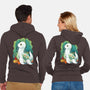 Plesiosaurus-unisex zip-up sweatshirt-Vallina84