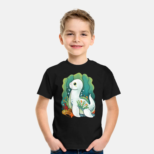 Plesiosaurus-youth basic tee-Vallina84