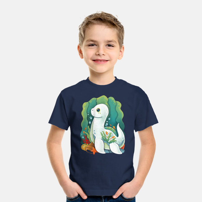 Plesiosaurus-youth basic tee-Vallina84