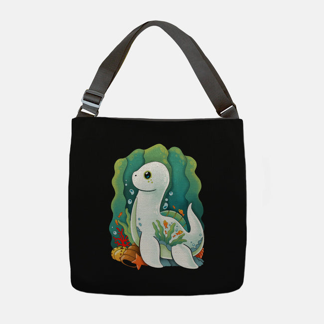 Plesiosaurus-none adjustable tote-Vallina84