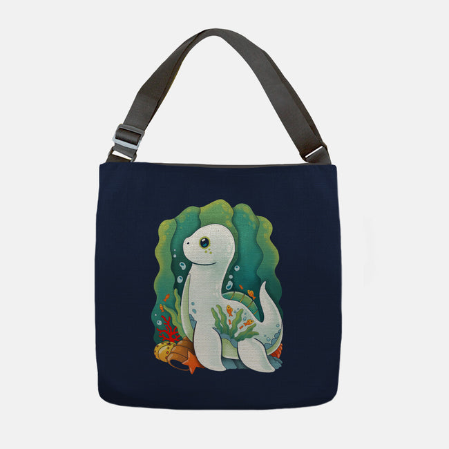 Plesiosaurus-none adjustable tote-Vallina84