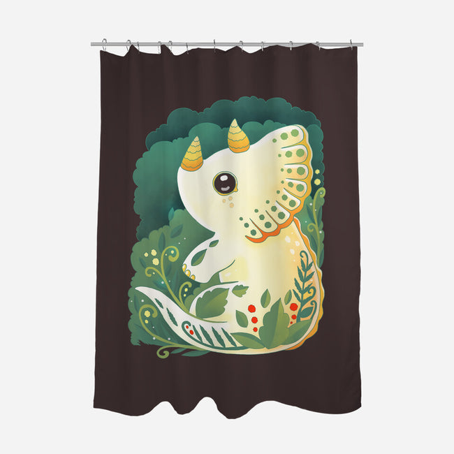 Triceratop-none polyester shower curtain-Vallina84